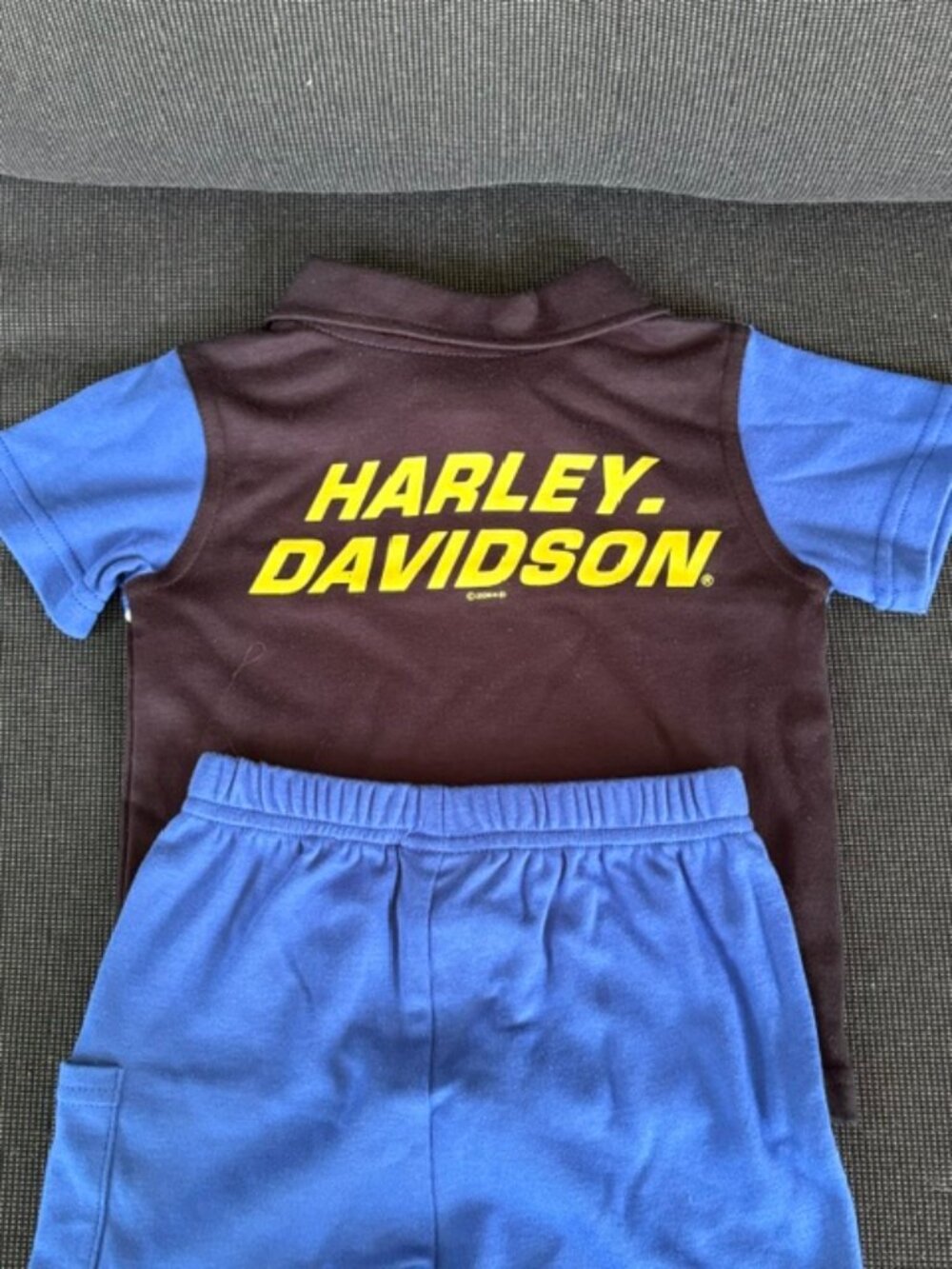 HARLEY DAVIDSON BOYS SHORT SET